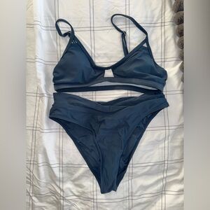 Cupshe Women's Blue Bikini Set
